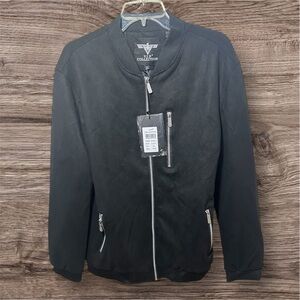 V.I.P Collection Men's Black Bomber Jacket